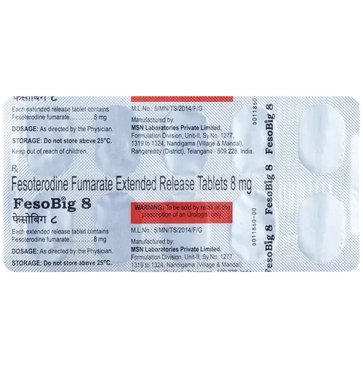 fesobig 8mg tablet 10's